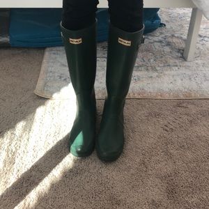 Hunter tall rain boots